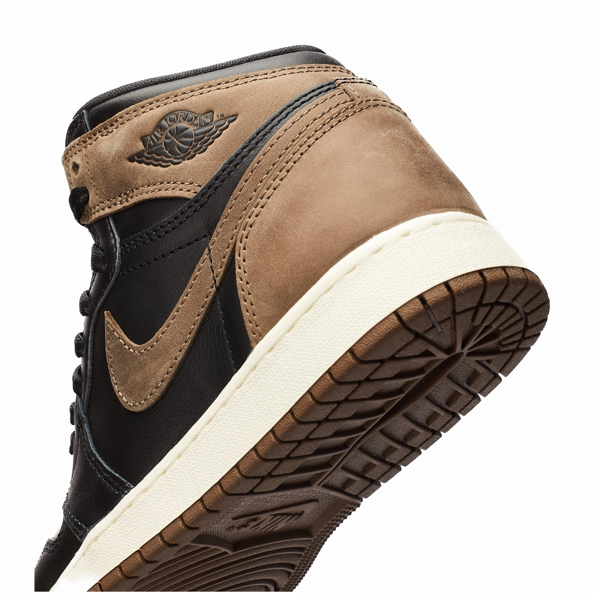 Air Jordan 1 High OG GS Palomino Black Metallic Gold Palomino Sail Basketball Shoes
