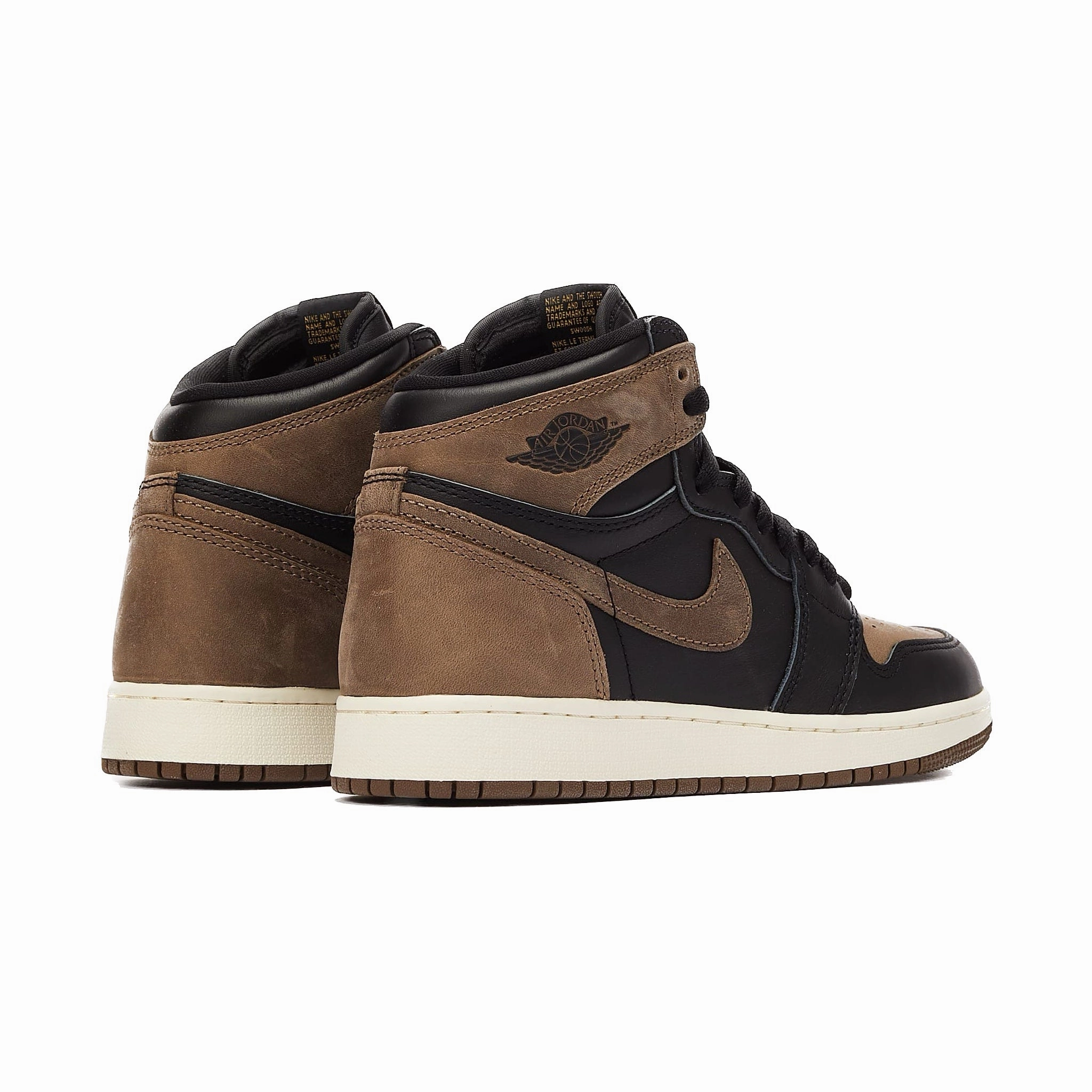 Air Jordan 1 High OG GS Palomino Black Metallic Gold Palomino Sail Basketball Shoes