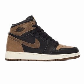 Air Jordan 1 High OG GS Palomino Black Metallic Gold Palomino Sail Air Jordan basketball shoes with classic look