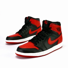 Air Jordan 1 High Retro Bred 2013 Black Varsity Red Black Air Jordan retro sneakers for street style