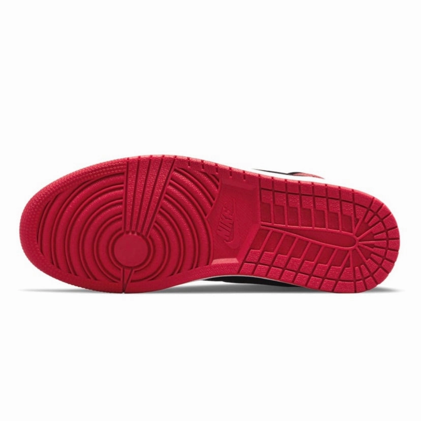 Air Jordan 1 High Retro Bred Patent Varsity Red Black White Basketball Shoes