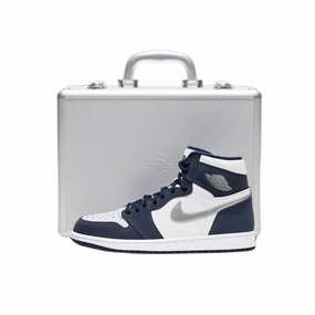 Air Jordan 1 High Retro CO JP Japan Obsidian Midnight Navy (2020) Special Edition Suitcase Box Air Jordan basketball shoes with classic look