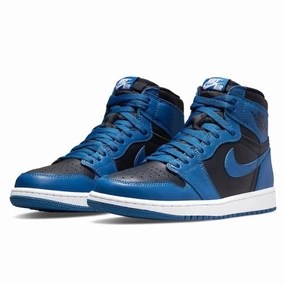 Air Jordan 1 High Retro Dark Marina Blue Black Air Jordan basketball shoes with classic look