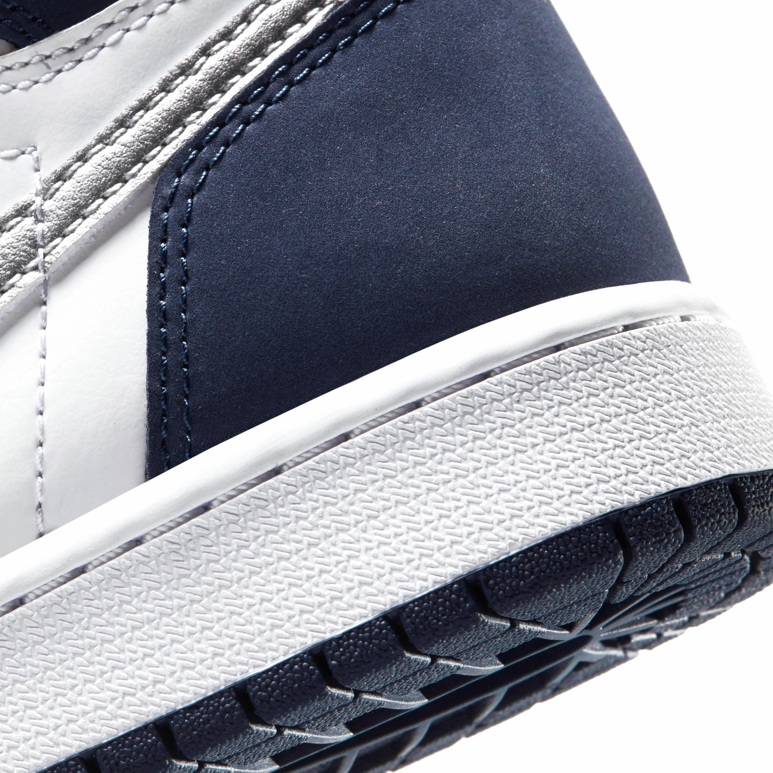 Air Jordan 1 High Retro GS Japan Obsidian White Metallic Silver Retro Sneakers