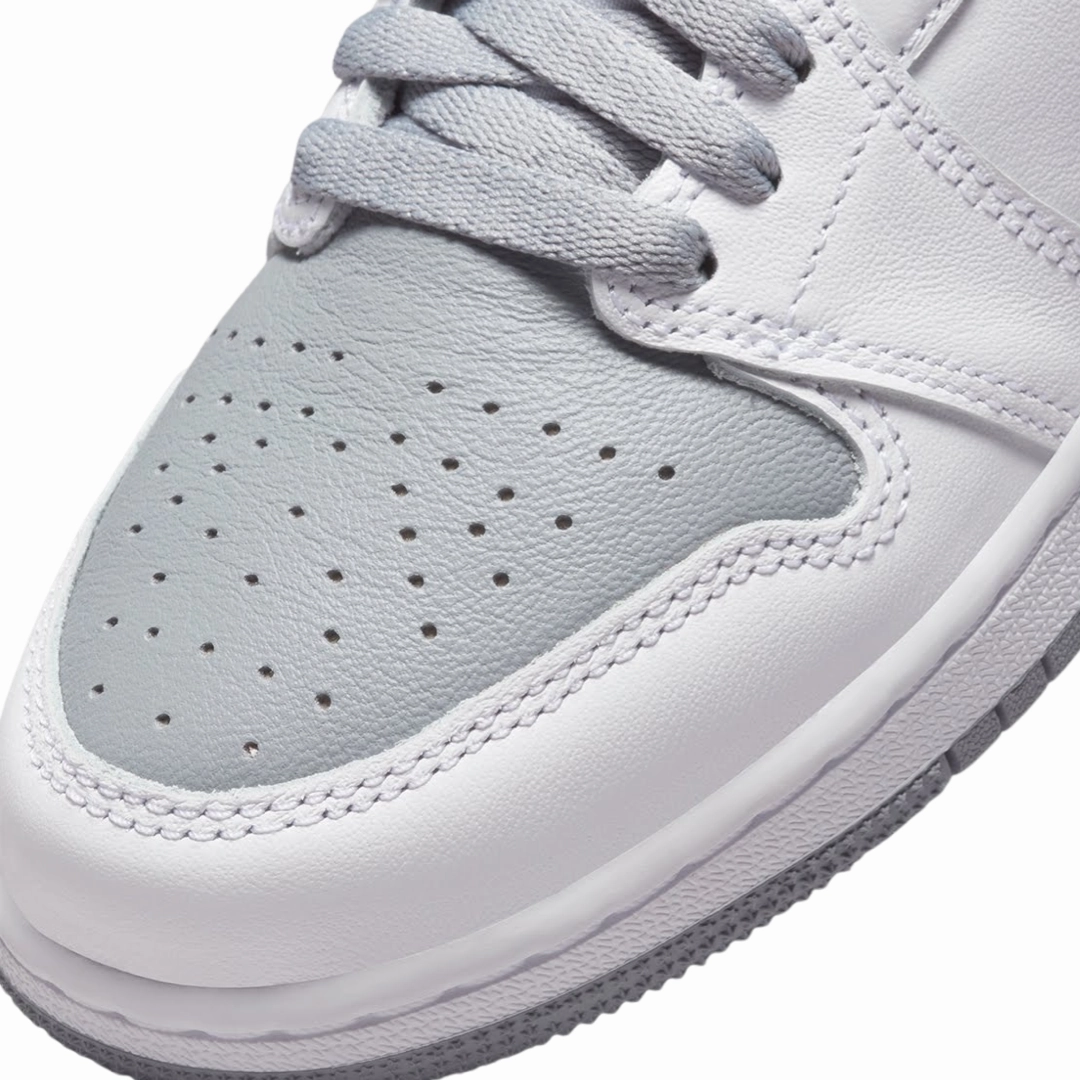 Air Jordan 1 High Retro GS White Stealth Grey Basketball Shoes