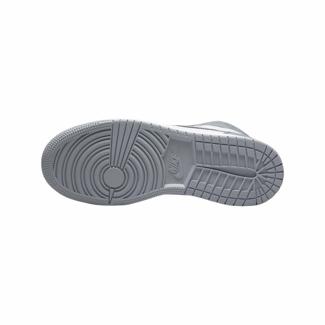 Air Jordan 1 High Retro GS White Stealth Grey Basketball Shoes