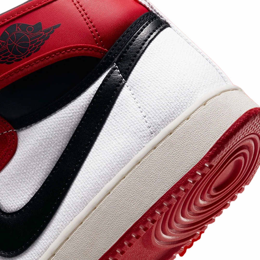 Air Jordan 1 High Retro KO Chicago 2021 White Black University Red Basketball Shoes