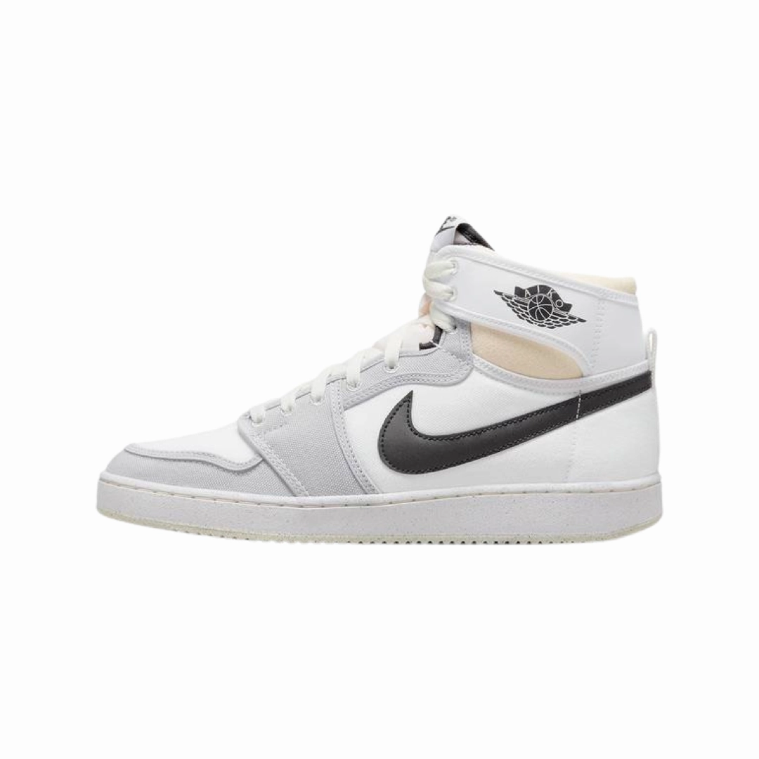 Air Jordan 1 High Retro KO Fog Grey White Black Air Jordan basketball shoes with classic look