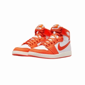 Air Jordan 1 High Retro KO Syracuse Orange Sail White Air Jordan basketball shoes with classic look