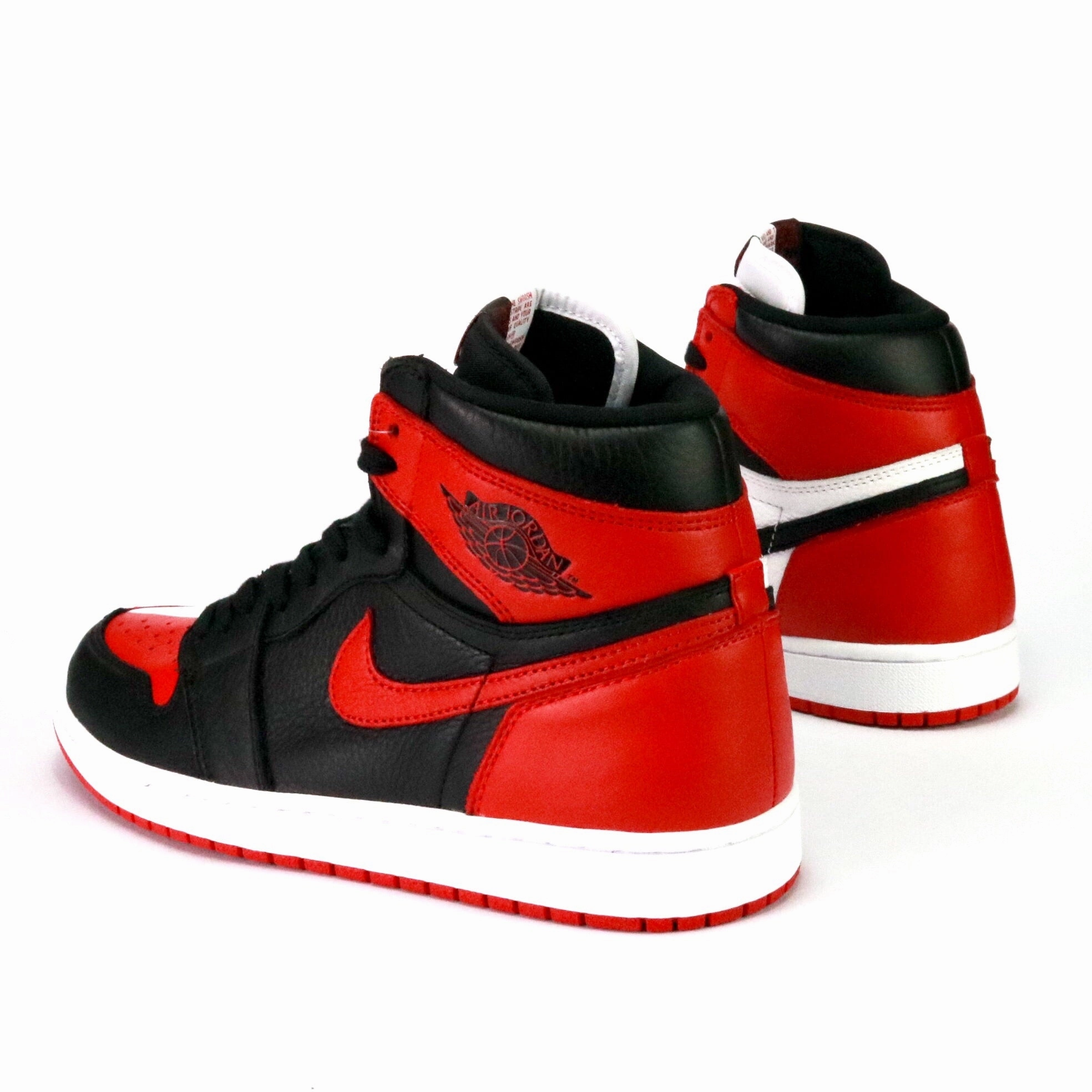 Air Jordan 1 High Retro OG Homage To Home H2H Black University Red White Retro Sneakers