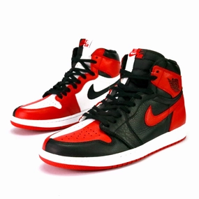 Air Jordan 1 High Retro OG Homage To Home H2H Black University Red White Air Jordan retro sneakers for street style