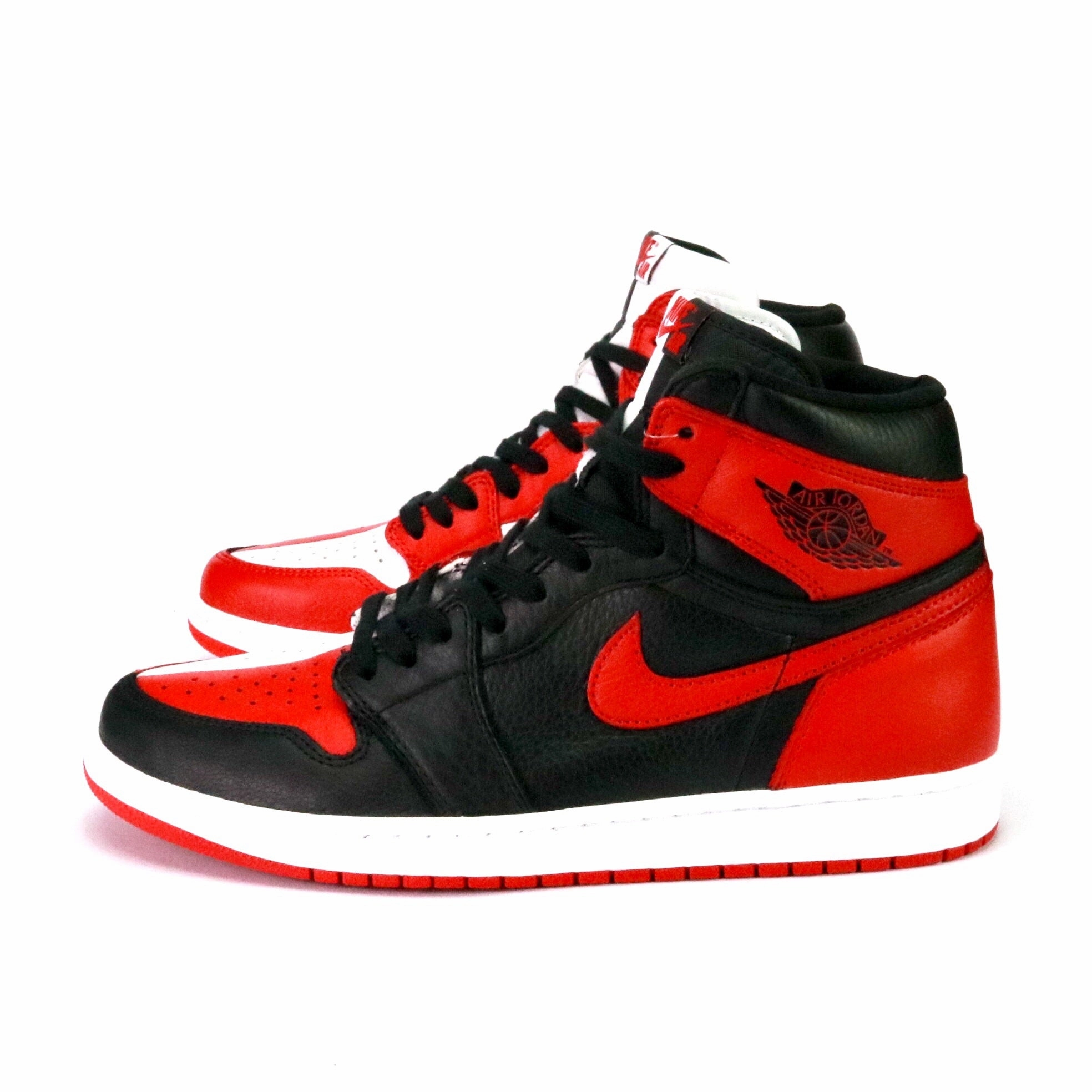 Air Jordan 1 High Retro OG Homage To Home H2H Black University Red White Retro Sneakers
