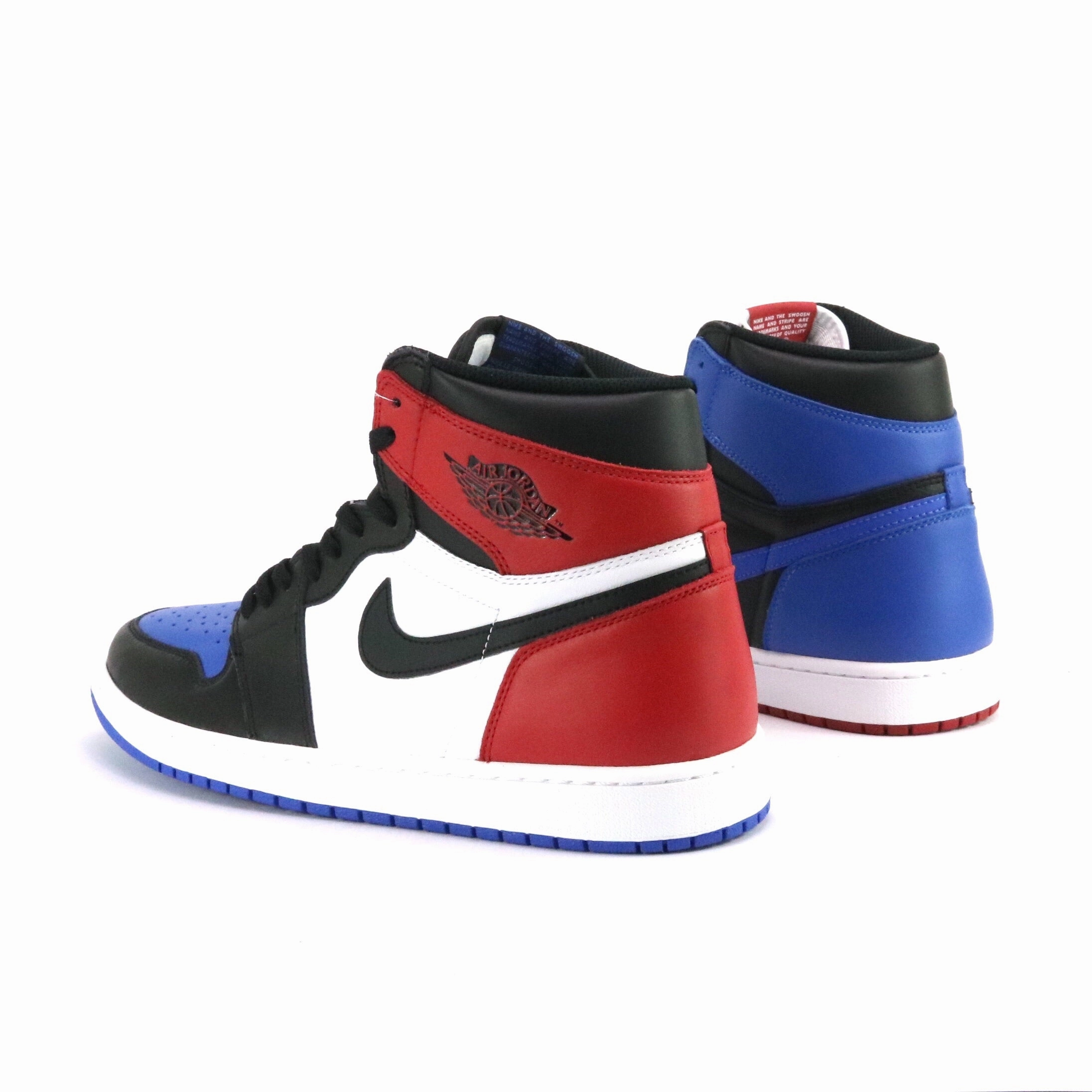 Air Jordan 1 High Retro OG "Top 3" Black Varsity Red Varsity Royal Retro Sneakers