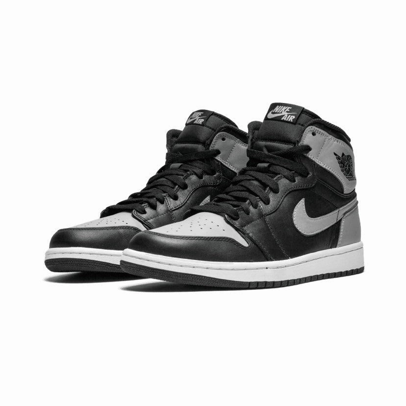 Air Jordan 1 High Retro Shadow 2013 Retro Black Soft Grey Air Jordan basketball shoes with classic look