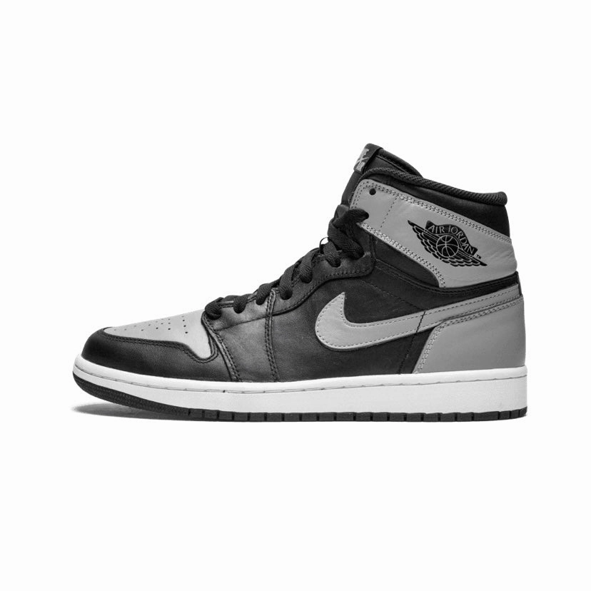 Air Jordan 1 High Retro Shadow 2013 Retro Black Soft Grey Basketball Shoes