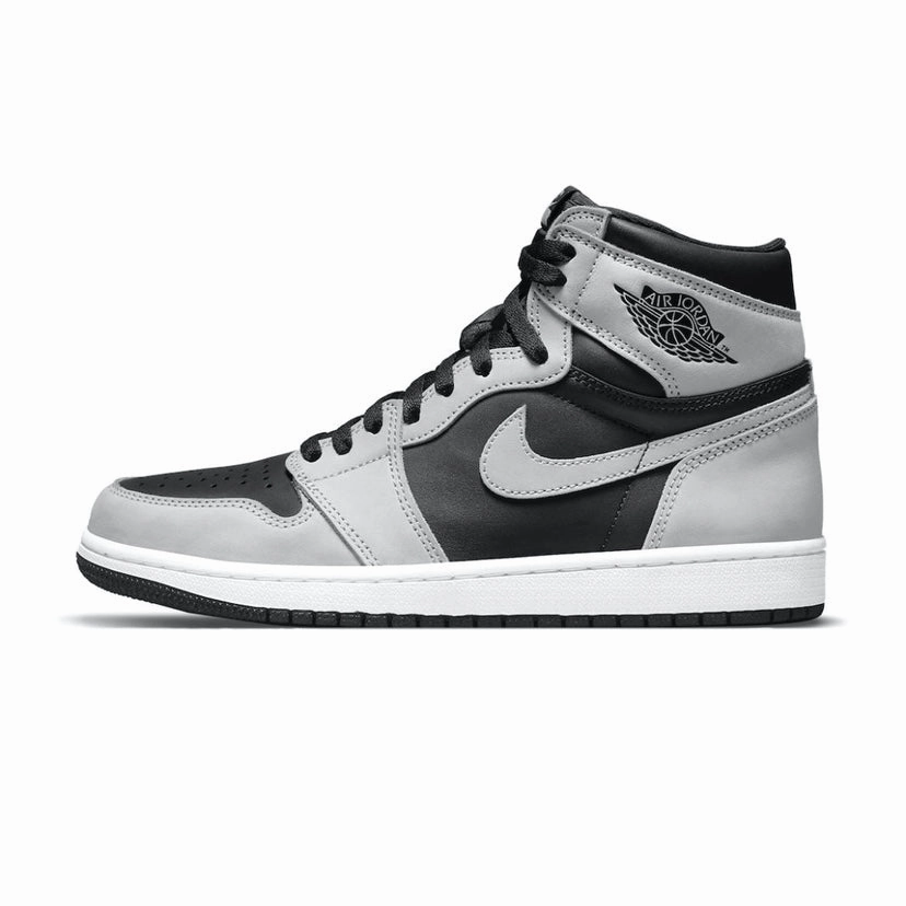Air Jordan 1 High Retro Shadow 2.0 Black Light Smoke Grey White Retro Sneakers