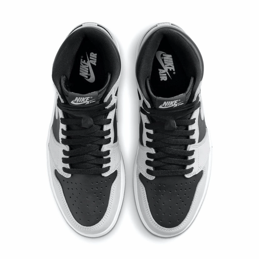 Air Jordan 1 High Retro Shadow 2.0 Black Light Smoke Grey White Retro Sneakers
