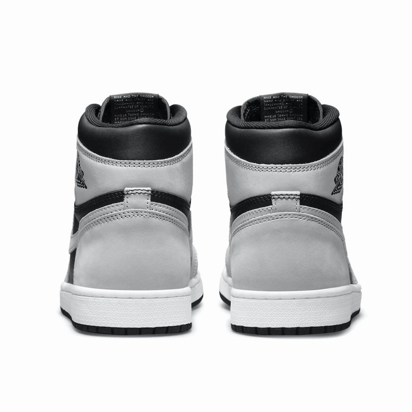 Air Jordan 1 High Retro Shadow 2.0 Black Light Smoke Grey White Retro Sneakers