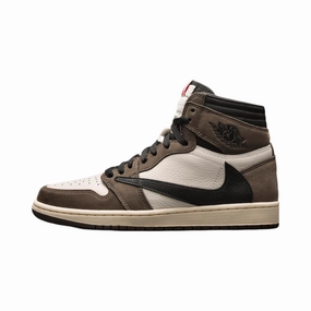 Air Jordan 1 High Retro Travis Scott Mocha Black University Red Air Jordan retro sneakers for street style