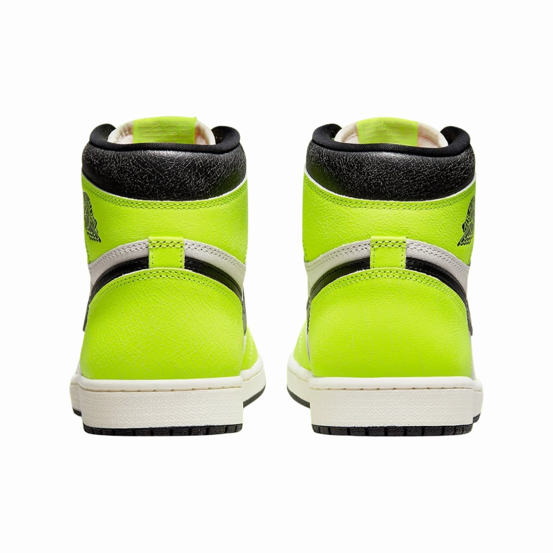 Air Jordan 1 High Retro Visionaire Volt Black Sail Basketball Shoes