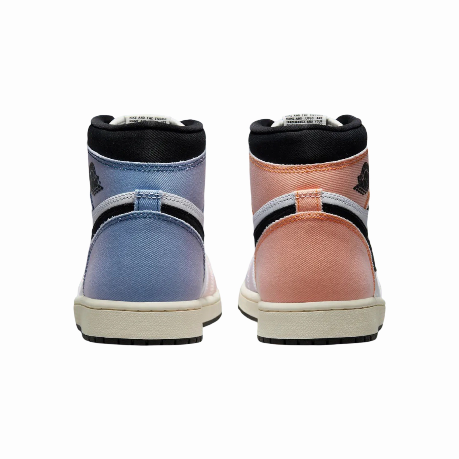 Air Jordan 1 High Skyline Vivid Orange Black Iced Lilac True Blue Sail Basketball Shoes