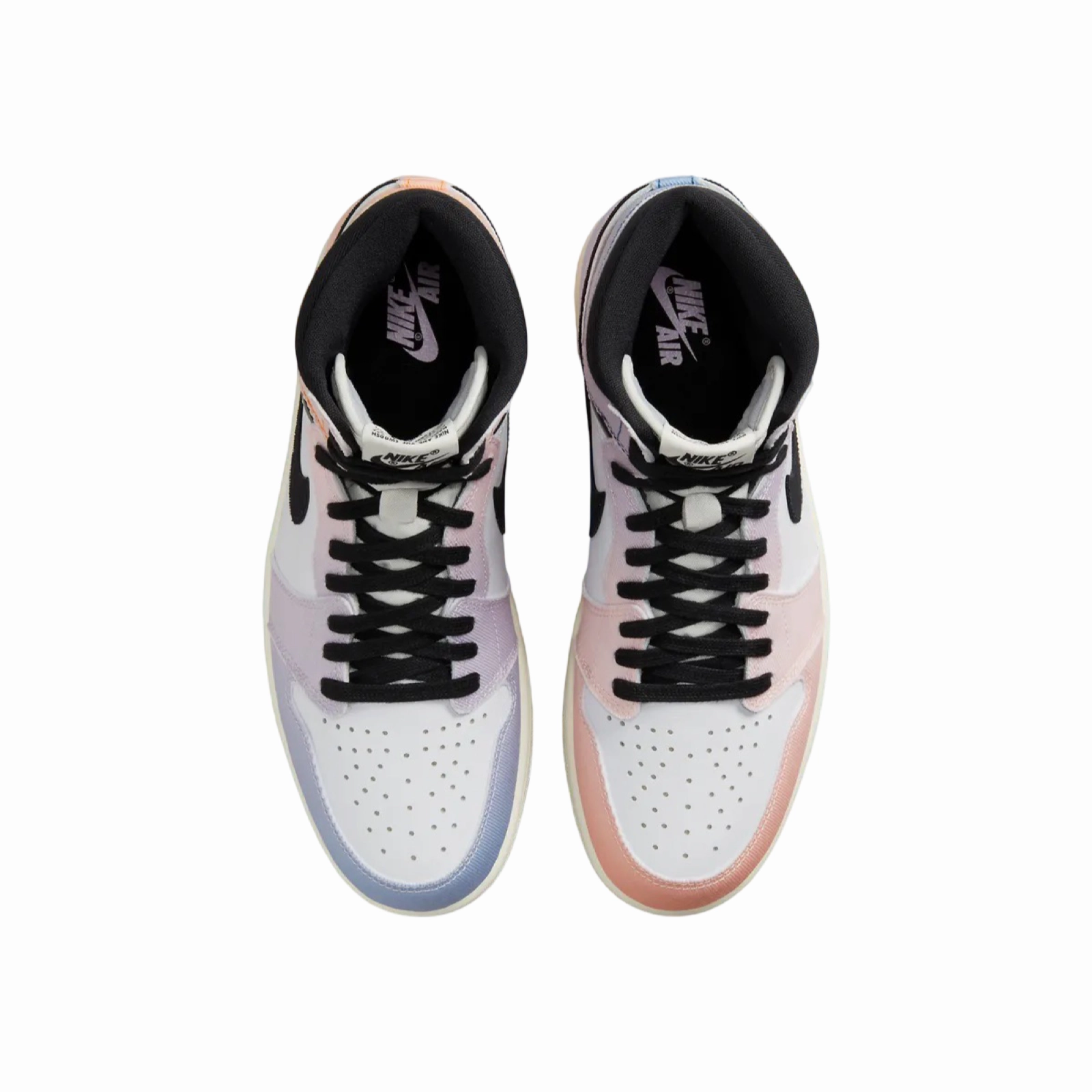 Air Jordan 1 High Skyline Vivid Orange Black Iced Lilac True Blue Sail Basketball Shoes