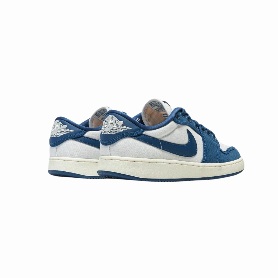 Air Jordan 1 KO Low Kentucky White Dark Royal Blue Sail Basketball Shoes