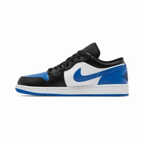 Air Jordan 1 Low Alternate Royal Toe White Black White Royal Blue Air Jordan basketball shoes with classic look