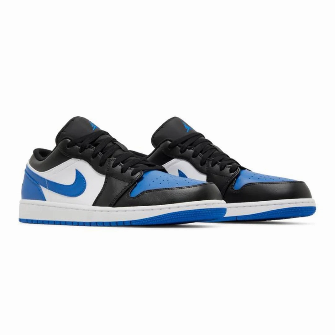 Air Jordan 1 Low Alternate Royal Toe White Black White Royal Blue Basketball Shoes