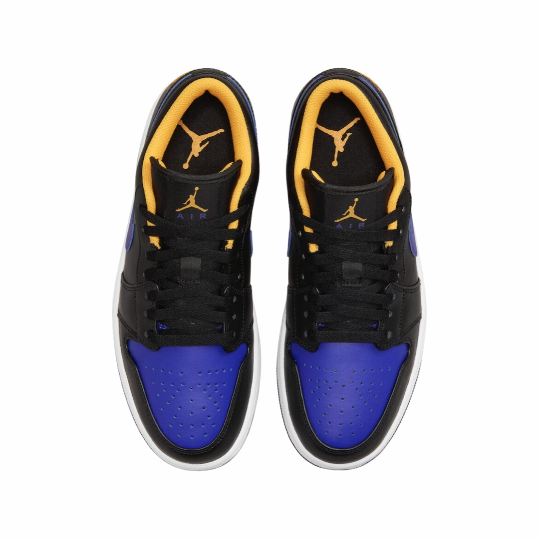 Air Jordan 1 Low Black White Concord Taxi Basketball Shoes