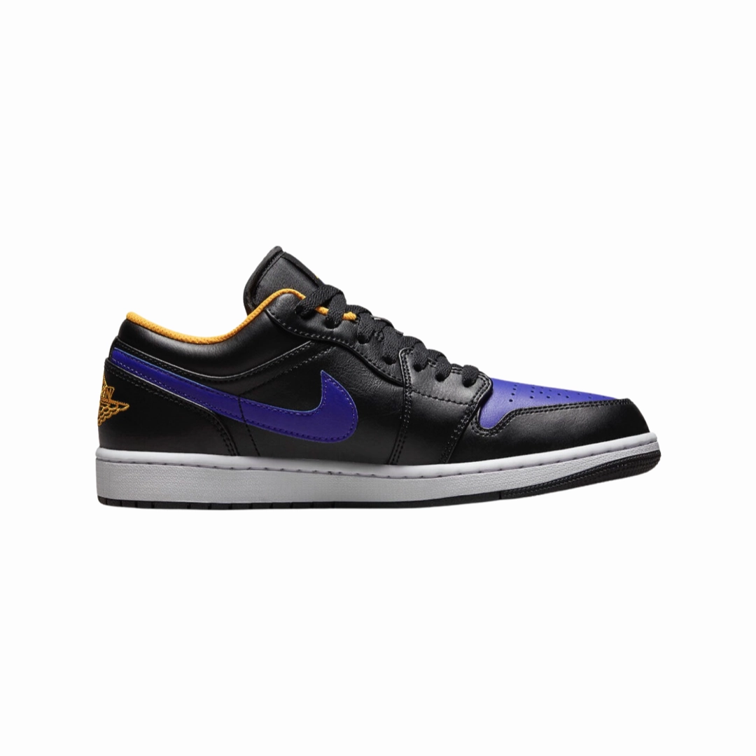Air Jordan 1 Low Black White Concord Taxi Basketball Shoes