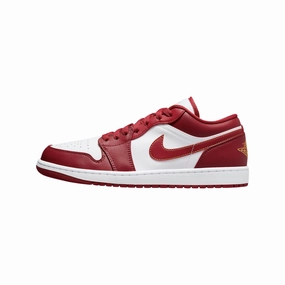 Air Jordan 1 Low Cardinal Red Taxi White Air Jordan basketball shoes with classic look