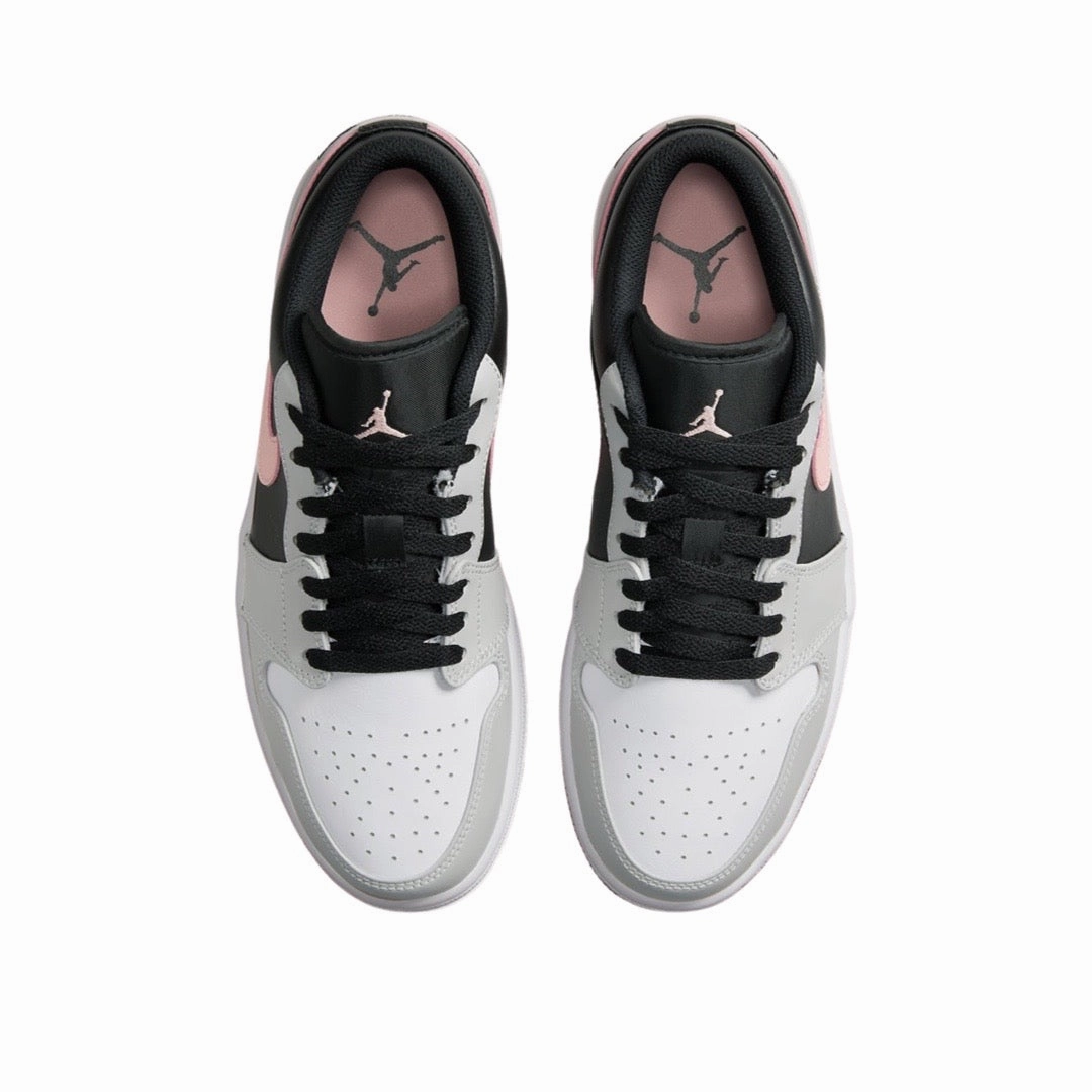 Air Jordan 1 Low Cool Grey Black Crimson Basketball Shoes