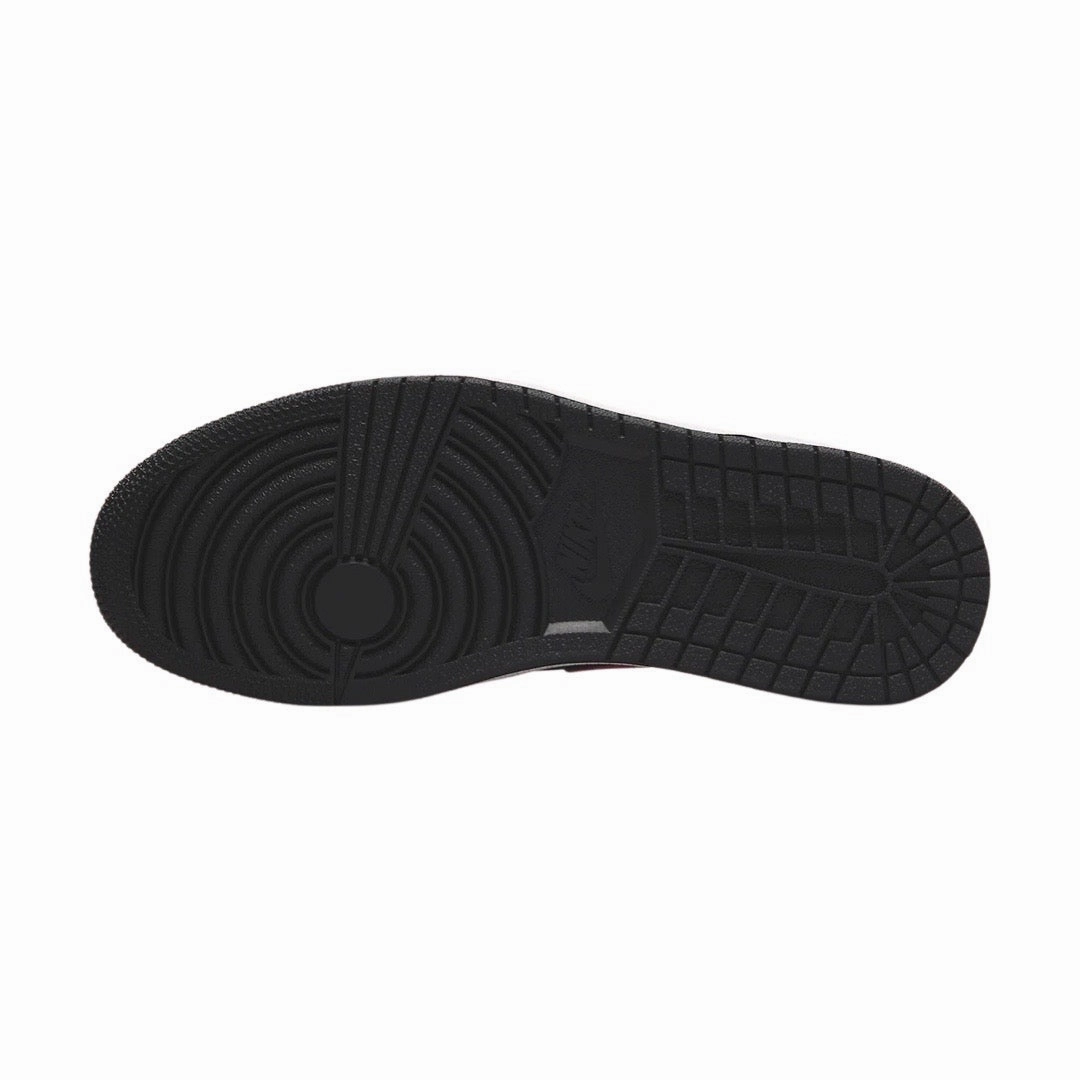Air Jordan 1 Low Cool Grey Black Crimson Basketball Shoes