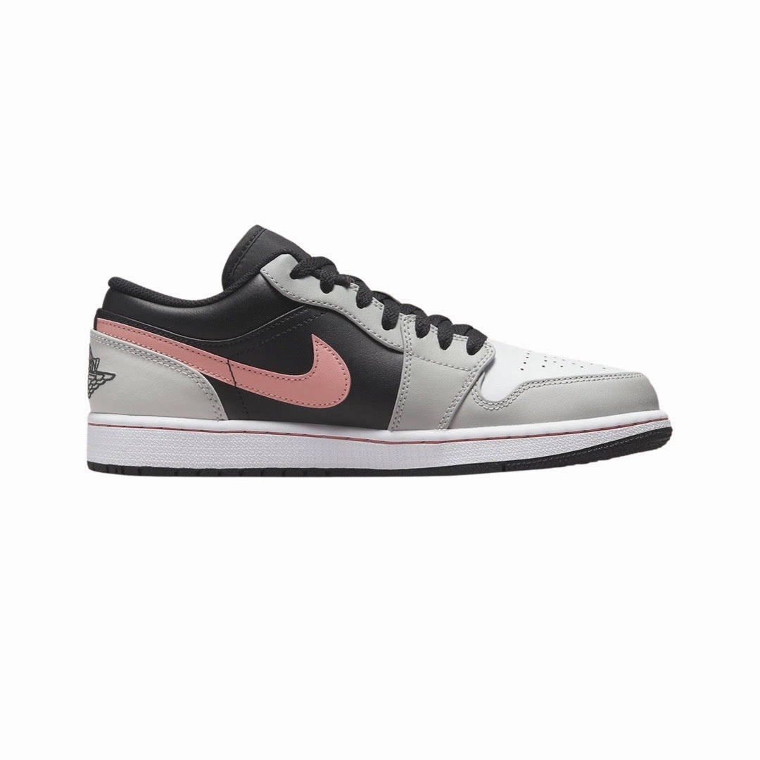 Air Jordan 1 Low Cool Grey Black Crimson Basketball Shoes