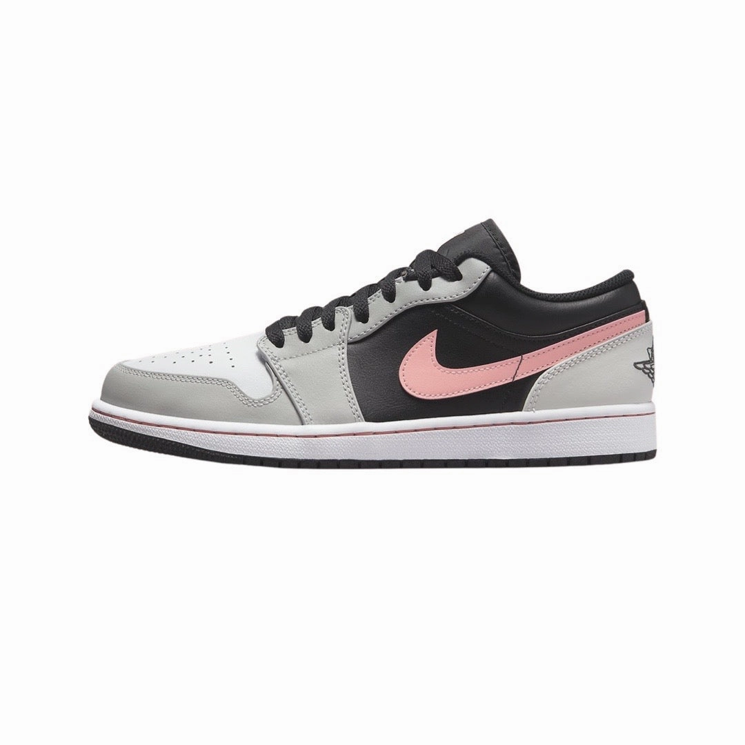 Air Jordan 1 Low Cool Grey Black Crimson Basketball Shoes