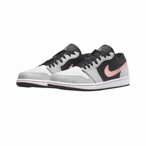 Air Jordan 1 Low Cool Grey Black Crimson Air Jordan basketball shoes with classic look