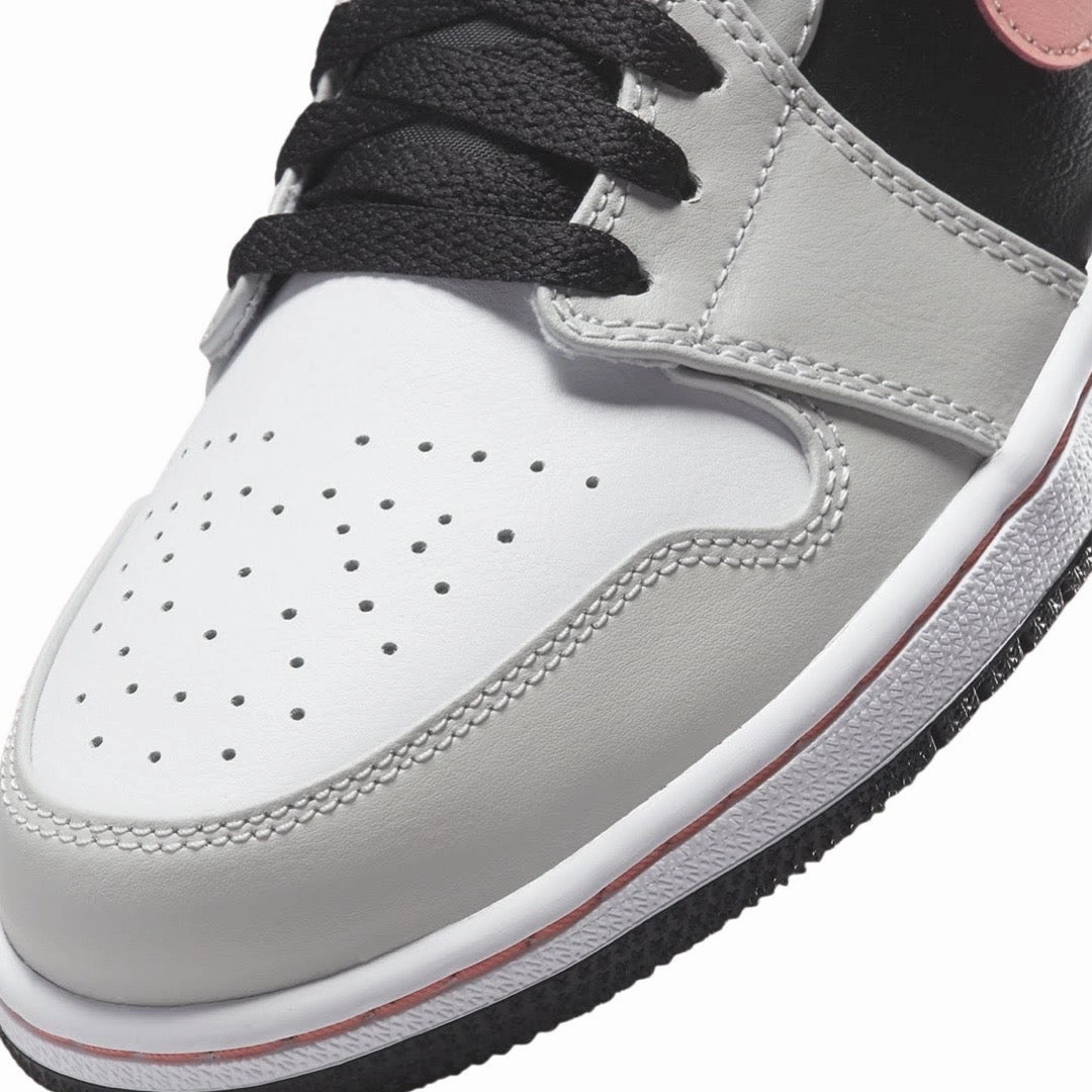 Air Jordan 1 Low Cool Grey Black Crimson Basketball Shoes