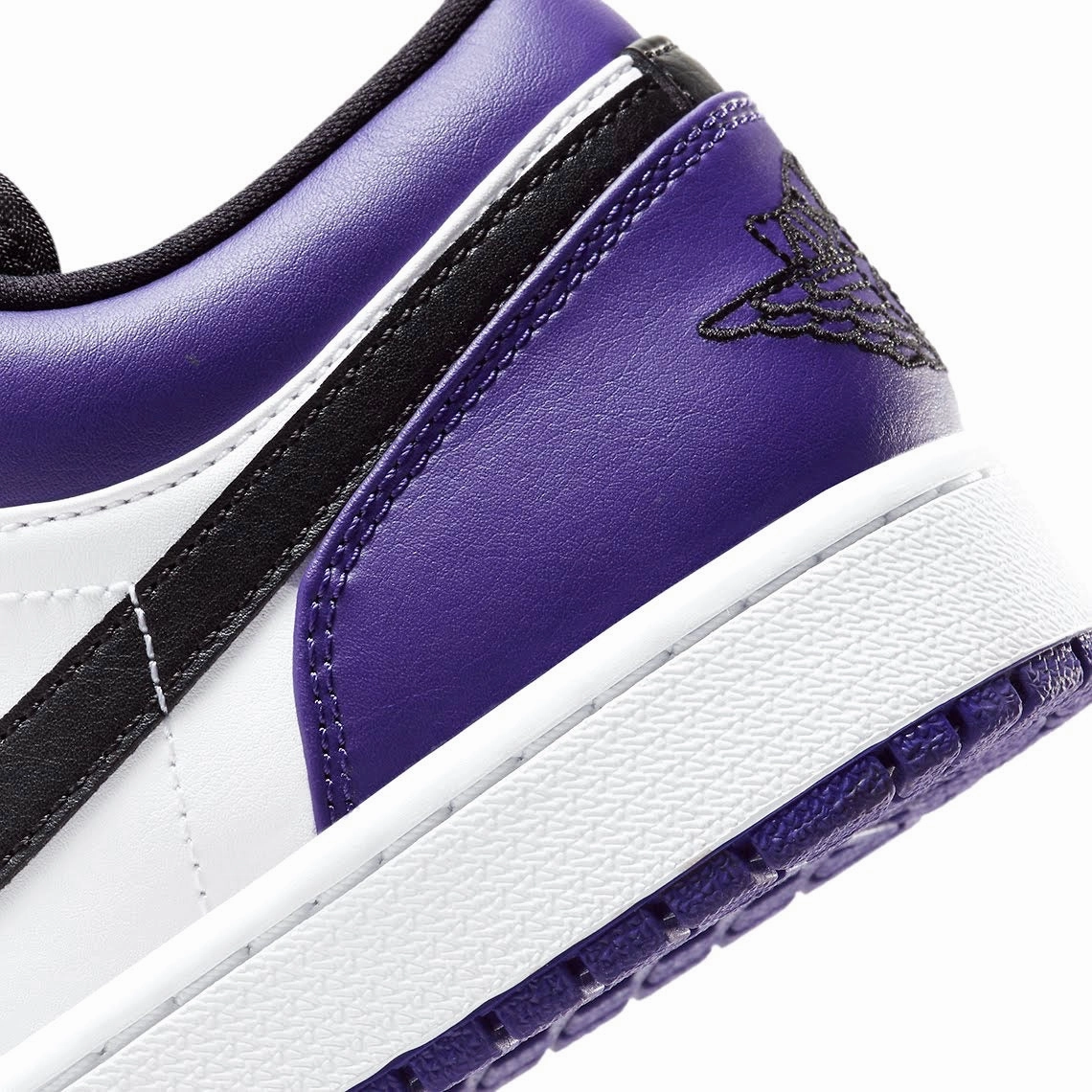 Air Jordan 1 Low Court Purple White Retro Sneakers
