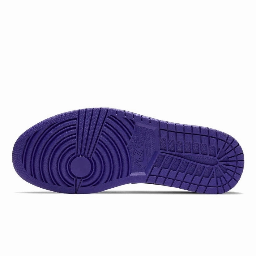 Air Jordan 1 Low Court Purple White Retro Sneakers