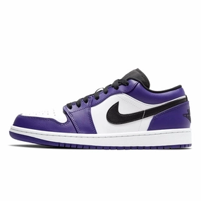 Air Jordan 1 Low Court Purple White Air Jordan retro sneakers for street style