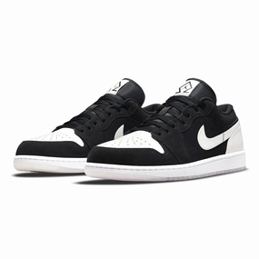 Air Jordan 1 low Diamond Black White Air Jordan basketball shoes with classic look