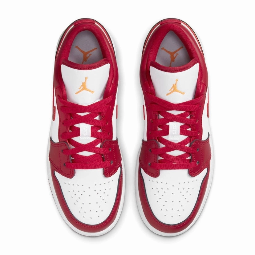 Air Jordan 1 Low GS Cardinal Red White Basketball Shoes