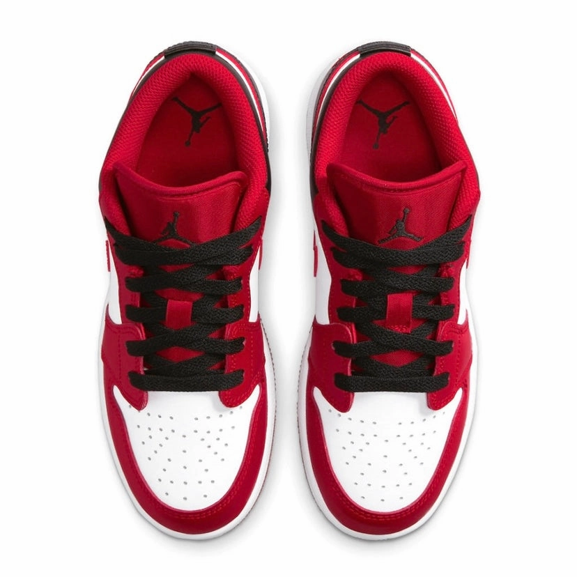 Air Jordan 1 Low GS Chicago Bulls Gym Red Black Basketball Shoes