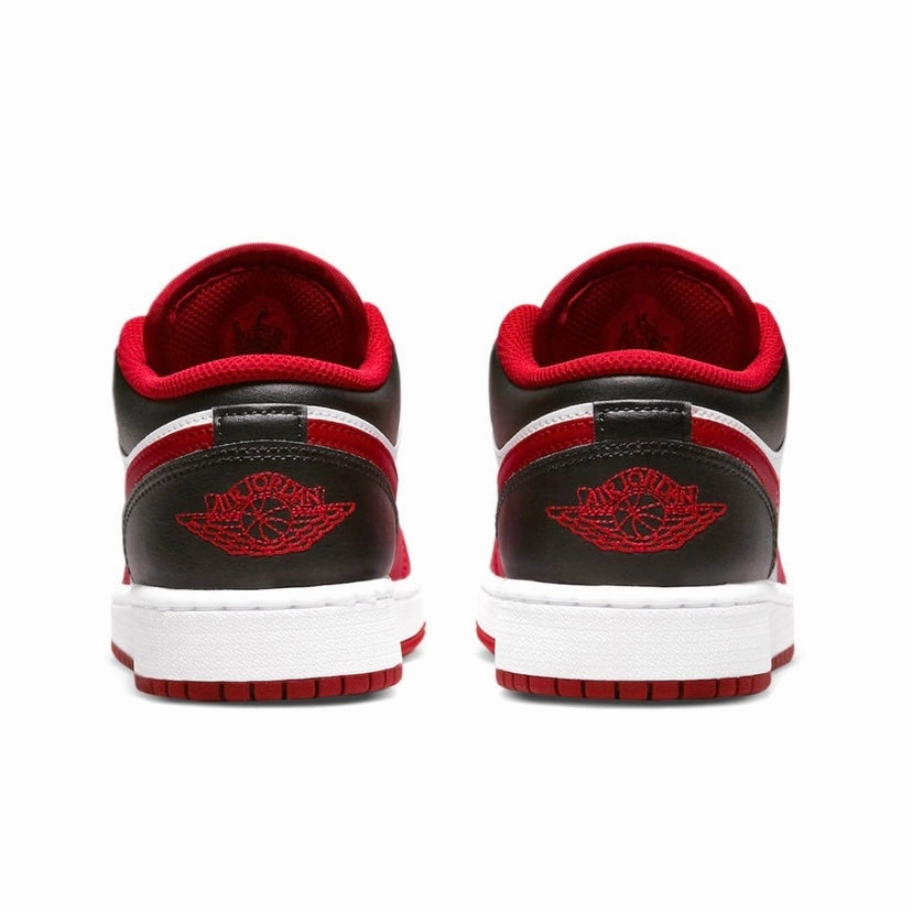 Air Jordan 1 Low GS Chicago Bulls Gym Red Black Basketball Shoes