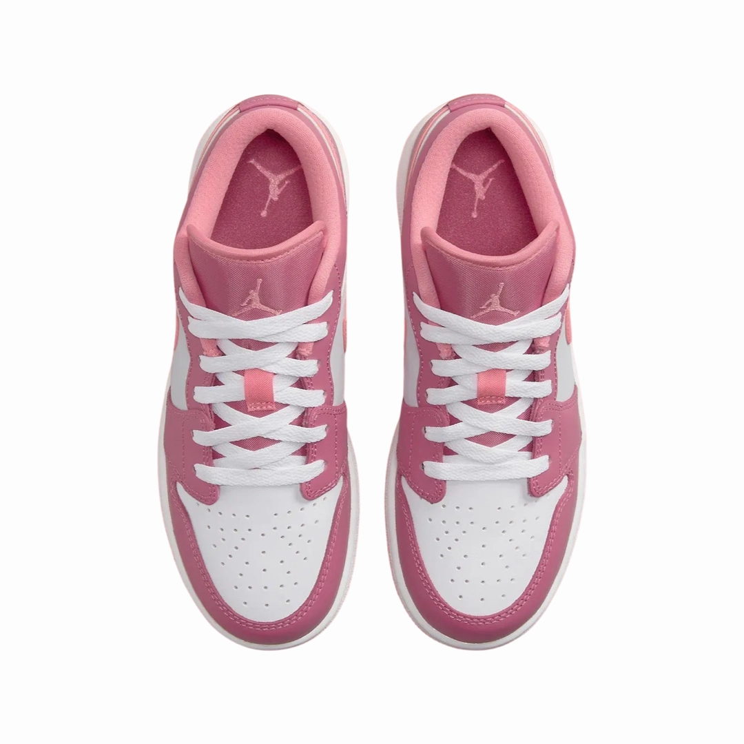 Air Jordan 1 Low GS Desert Berry Coral Basketball Shoes