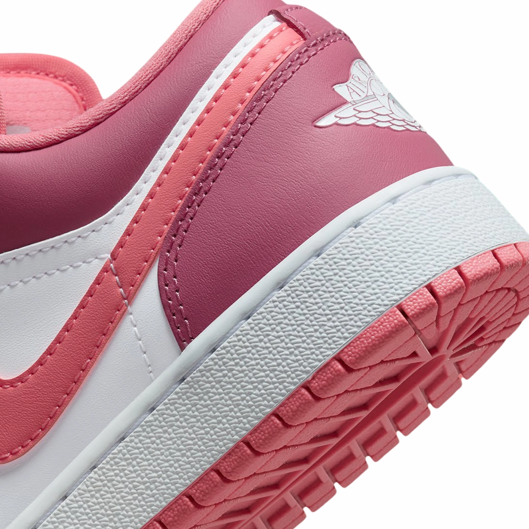 Air Jordan 1 Low GS Desert Berry Coral Basketball Shoes