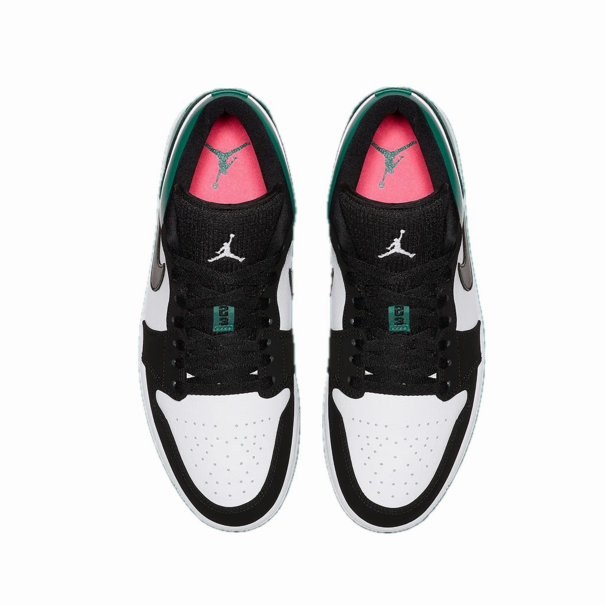 Air Jordan 1 Low (GS) Mystic Green White Black Basketball Shoes