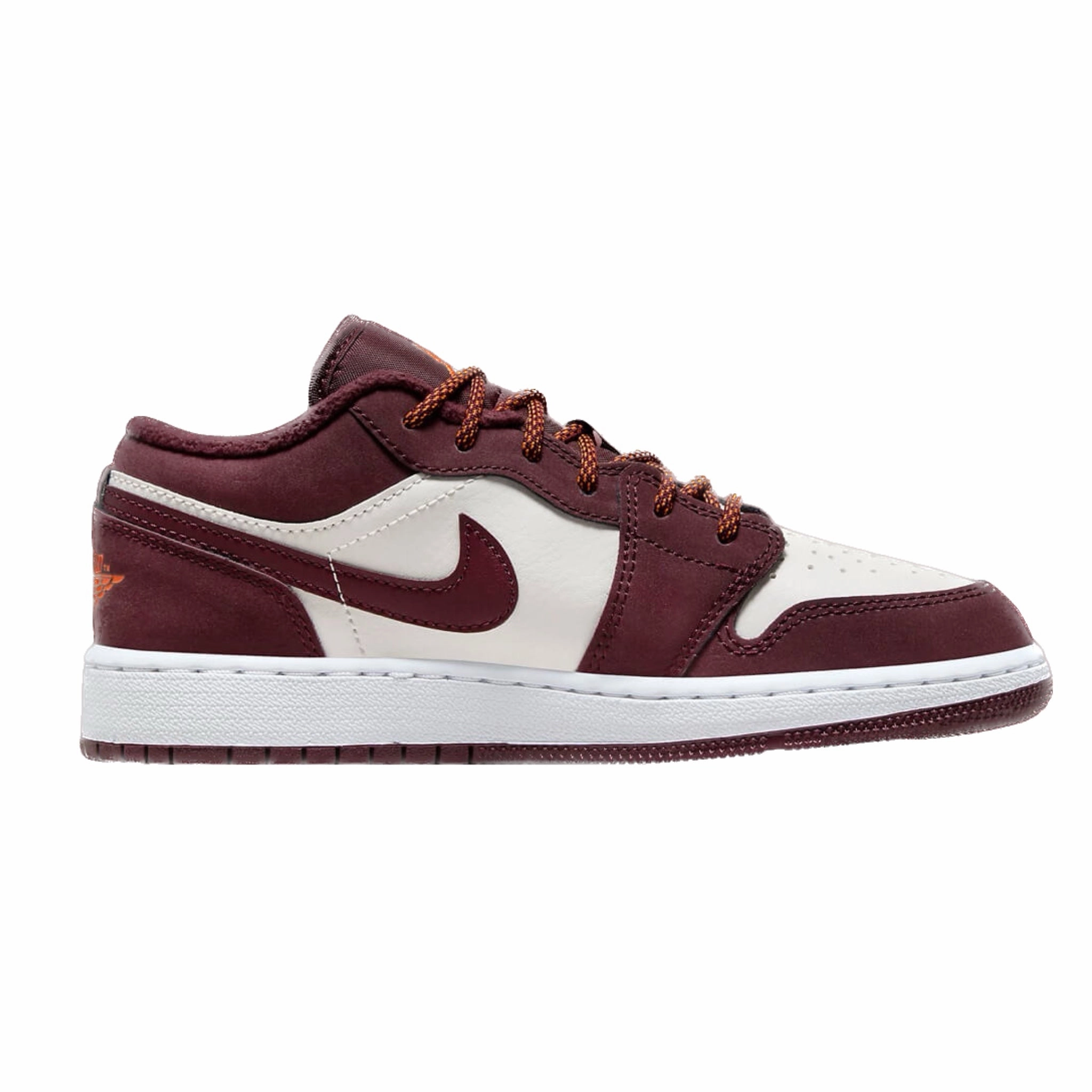 Air Jordan 1 Low GS Night Maroon Basketball Shoes