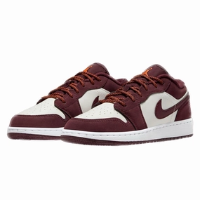Air Jordan 1 Low GS Night Maroon Air Jordan basketball shoes with classic look